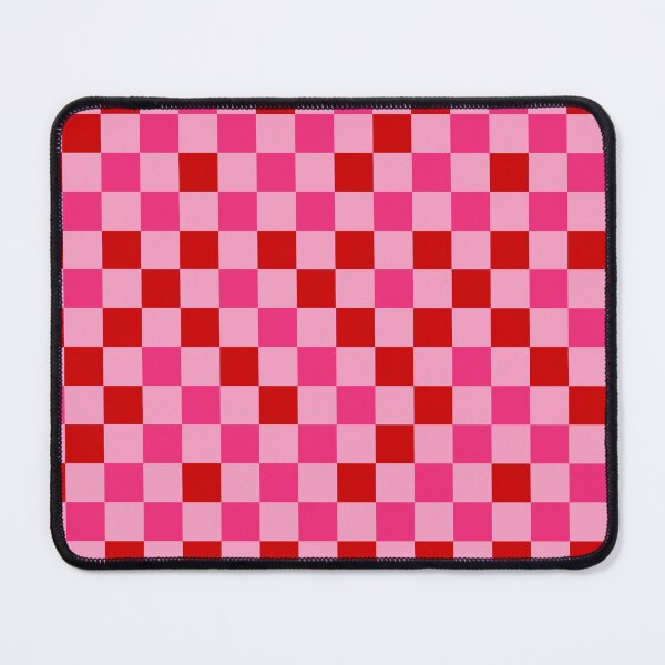 Item preview, Red and Pink on Pink Checkered Design designed and sold by PatternTitan.