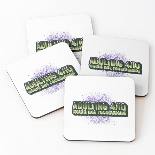 Item preview, Adulting 410 :would not recommend designed and sold by CreationsbYKz.