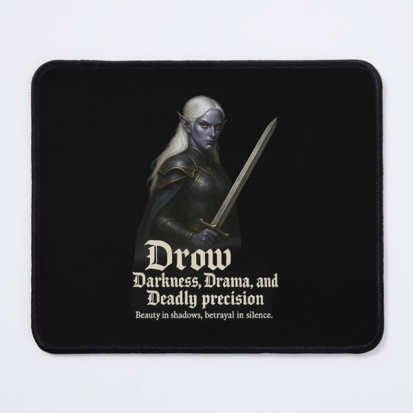 Item preview, Drow- Darkness, Drama, and Deadly Precision designed and sold by abby-thorns.