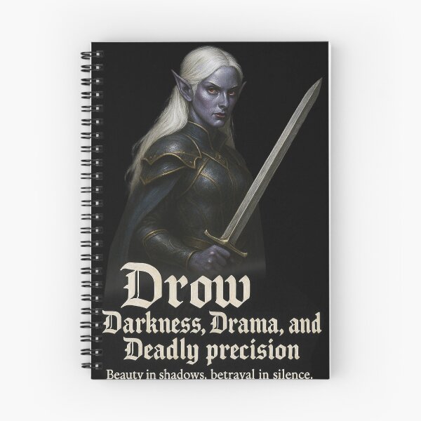 Item preview, Drow- Darkness, Drama, and Deadly Precision designed and sold by abby-thorns.