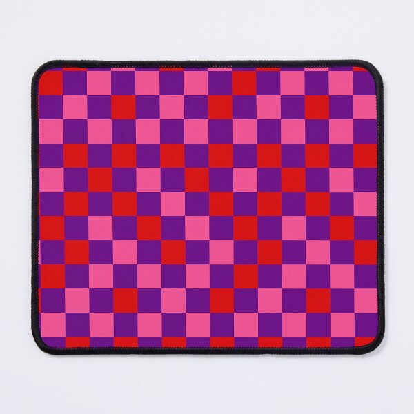 Item preview, Red Pink and Purple Checkered Design designed and sold by PatternTitan.