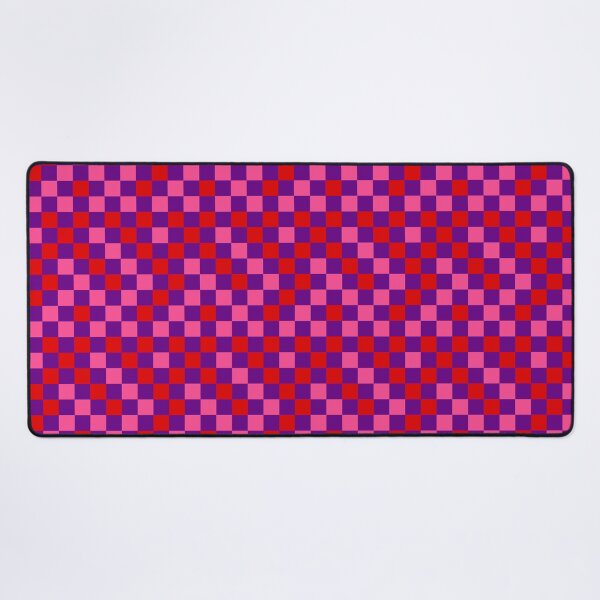 Item preview, Red Pink and Purple Checkered  Design   designed and sold by PatternTitan.