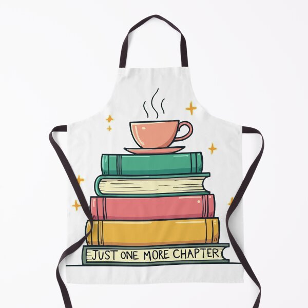 Item preview, Just One More Chapter - Cozy Books & Tea Motif designed and sold by Hans-Design.