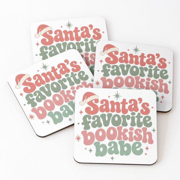Item preview, Santa's Favorite Bookish Babe designed and sold by bookclubpress.