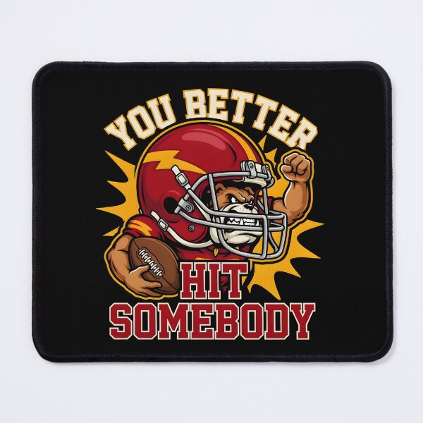 Item preview, You Better Hit Somebody Football Mom Vintage Sports designed and sold by Redgiant87x.
