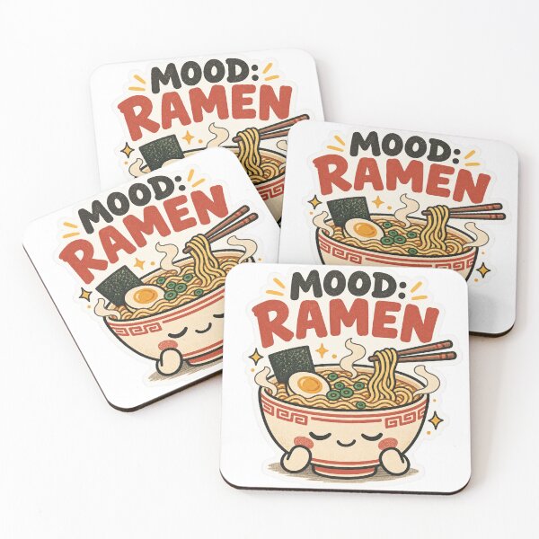 Aperçu de l'œuvre Ramen d'humeur Kawaii Food créée et vendue par sublidesign.