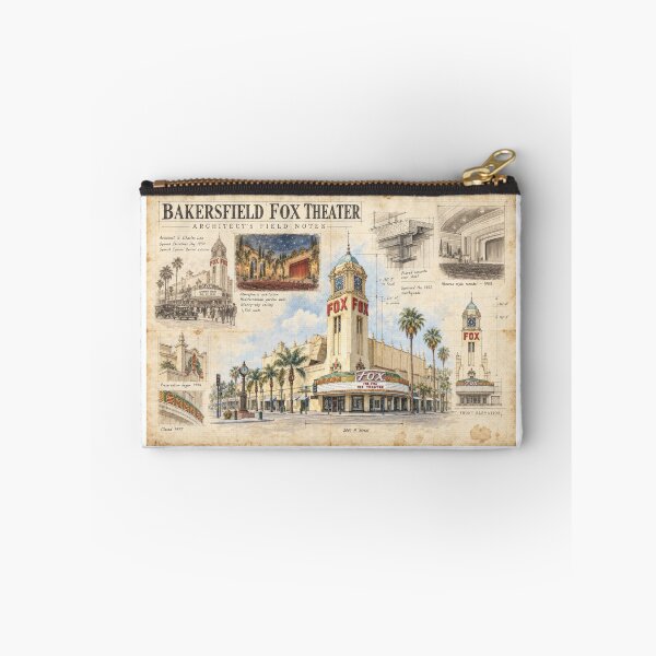 Item preview, Bakersfield Fox Theater – Architect’s Field Notes designed and sold by Russell Thorne.
