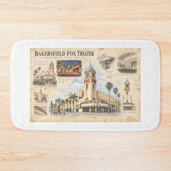 Item preview, Bakersfield Fox Theater – Architect’s Field Notes designed and sold by Russell Thorne.