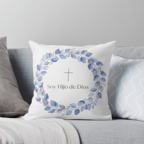 Item preview, I am a child of God. Cross and crown watercolor on a white background. designed and sold by MantoSagrado.
