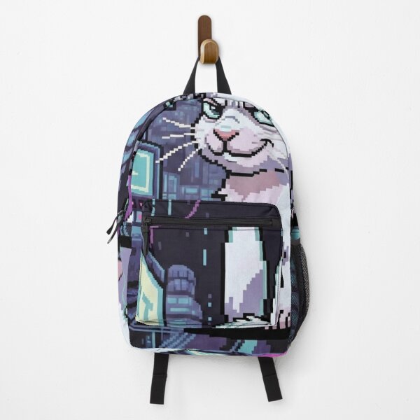 Item preview, Cyberpunk Pixel Rabbit designed and sold by PixelArtMonster.