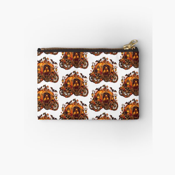 Item preview, Gilded Gothic Pumpkin Coach – Halloween Fantasy designed and sold by Clothes With Smiling Animals Walt Gral.