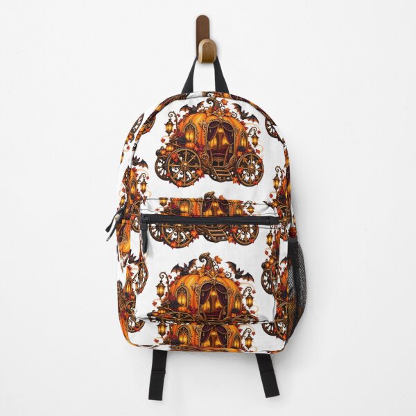 Item preview, Gilded Gothic Pumpkin Coach – Halloween Fantasy designed and sold by Clothes With Smiling Animals Walt Gral.