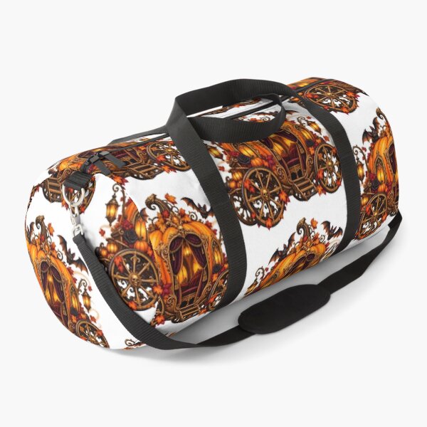 Item preview, Gilded Gothic Pumpkin Coach – Halloween Fantasy designed and sold by Clothes With Smiling Animals Walt Gral.
