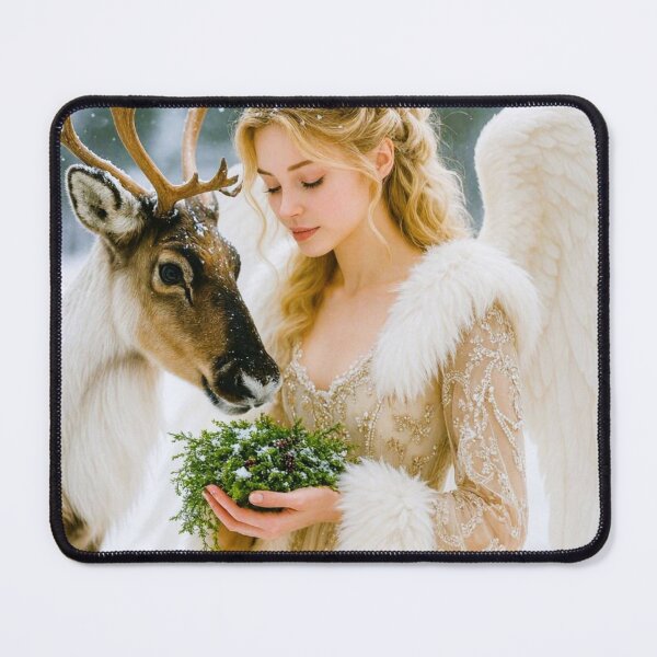Item preview, Christmas Angel and Reindeer designed and sold by Angelstkw.