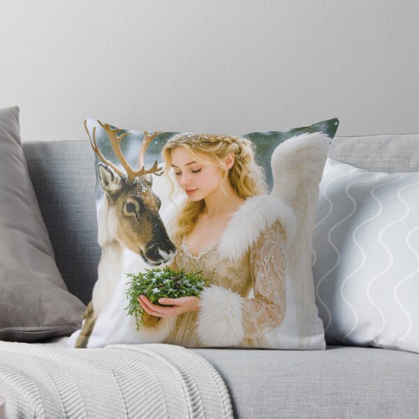Item preview, Christmas Angel and Reindeer designed and sold by Angelstkw.