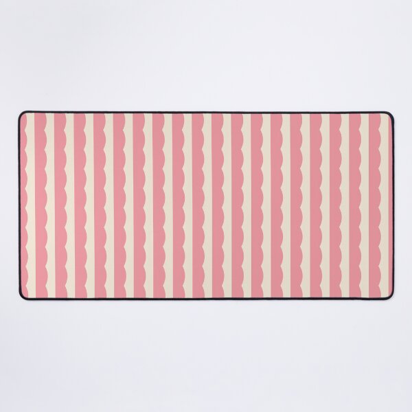 Item preview, Circus Funhouse Pink Scalloped Stripes Retro designed and sold by Love Pantone .