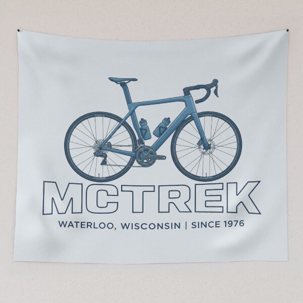 Item preview, McTrek - Waterloo Wisconsin Cycling Heritage Road Bike Design designed and sold by VoglR.