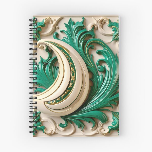 Item preview, Duality of White Ceramic and Jade Ocean designed and sold by Vicky Brago-Mitchell®.