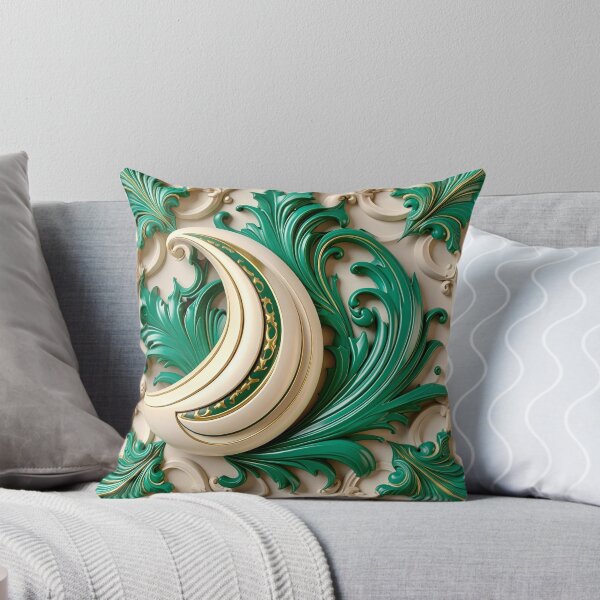 Item preview, Duality of White Ceramic and Jade Ocean designed and sold by Vicky Brago-Mitchell®.