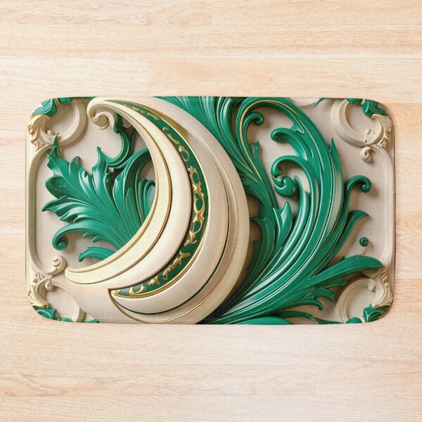 Item preview, Duality of White Ceramic and Jade Ocean designed and sold by Vicky Brago-Mitchell®.