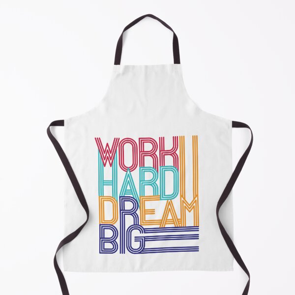Item preview, ​Work Hard Dream Big Colorful Typography Quote designed and sold by Minem39.