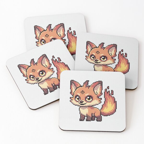 Item preview, Pixel Fire Fox designed and sold by PixelArtMonster.
