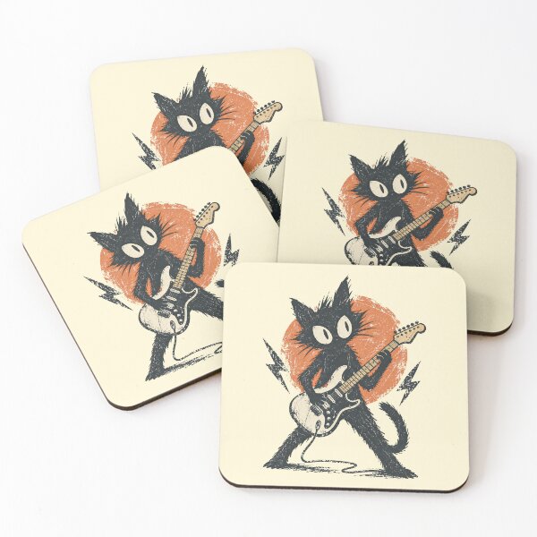 Item preview, Rock Star Cat | Rockstar Guitar Cat designed and sold by TeeARTHY.