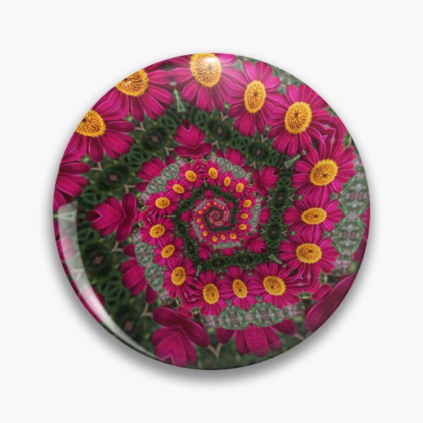 Item preview, Magenta and Gold Floral Spiral designed and sold by SilentBloomLab.