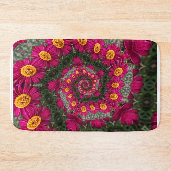 Item preview, Magenta and Gold Floral Spiral designed and sold by SilentBloomLab.