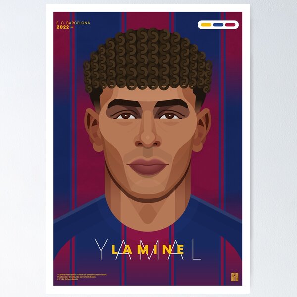 Item preview, Lamine Yamal | LY10 designed and sold by Chechibaldo.