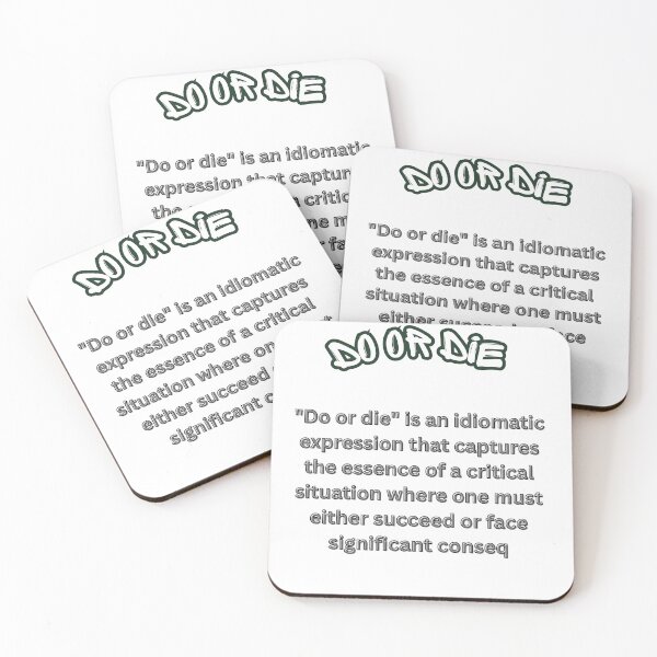Item preview, Do Or Die Hustle Motivational Quote designed and sold by Mr besho.