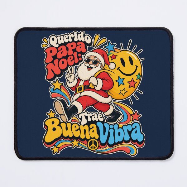 Item preview, Querido Papá Noel: Traé Buena Vibra – Retro Christmas designed and sold by warlistop.