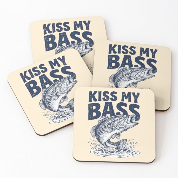 Item preview, Kiss My Bass Fishing Humor designed and sold by TeeARTHY.