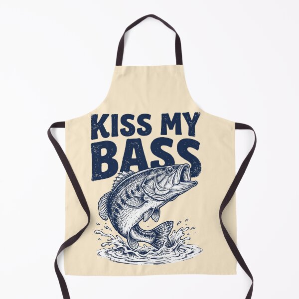 Item preview, Kiss My Bass Fishing Humor designed and sold by TeeARTHY.