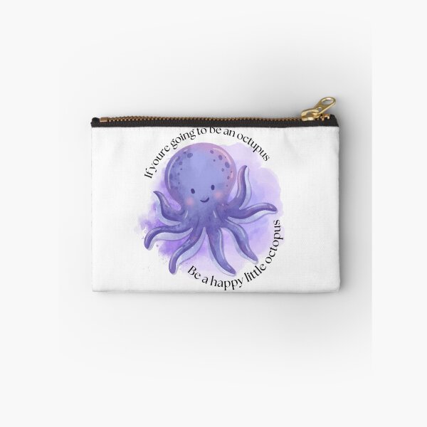 Artikelvorschau, Aquarell-Zitat eines fröhlichen kleinen Oktopus | Niedliche Meerestier-Kunst entworfen und verkauft von DonnaRaine.