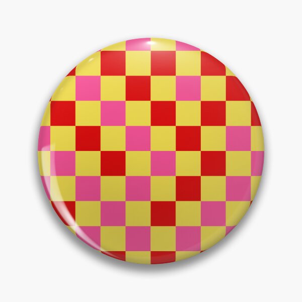Item preview, Red Pink and Yellow Checkered  Design   designed and sold by PatternTitan.