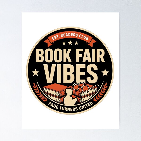 Item preview, Book Fair Vibes Librarian Book Lover Nostalgic Reading designed and sold by Redgiant87x.