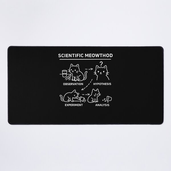 Item preview, Scientific Meowthod Funny Science Cat designed and sold by Hedoraxe.