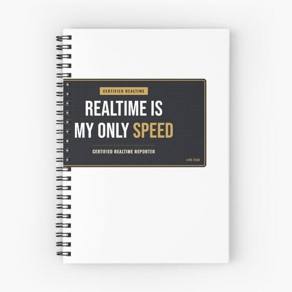 Item preview, Realtime Is My Only Speed Court Reporter designed and sold by SlowMadeShelf.