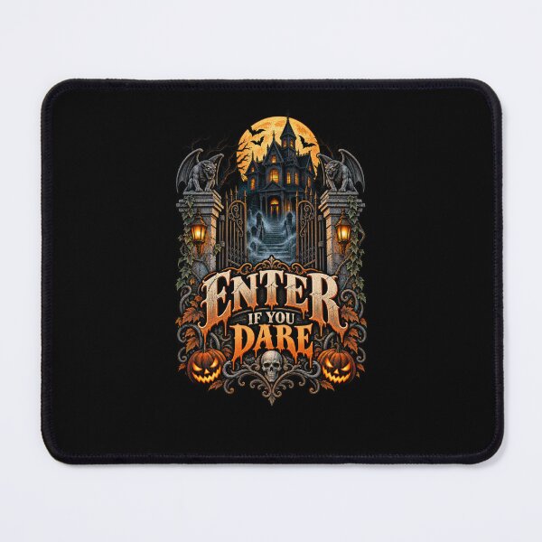 Item preview, Enter If You Dare – Retro Vintage Haunted House Halloween Horror Design designed and sold by RockitBaby.