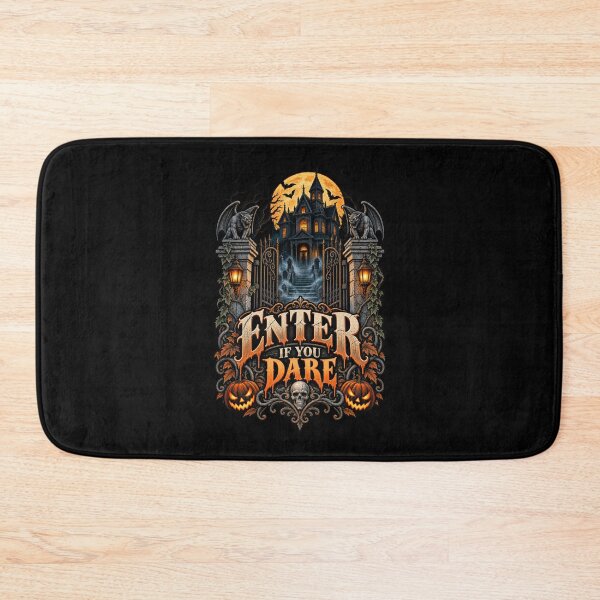 Item preview, Enter If You Dare – Retro Vintage Haunted House Halloween Horror Design designed and sold by RockitBaby.