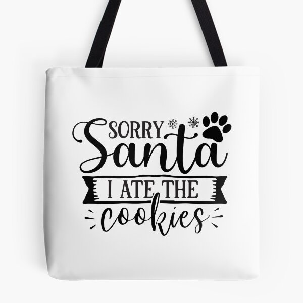 Item preview, Christmas Dog Sorry Santa Funny Cookie Eater Holiday Design designed and sold by FuzionRaptor.