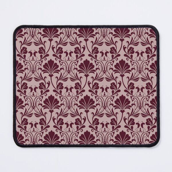 Item preview, Burgundy Dusty Rose Damask Seamless Pattern designed and sold by ​Jyoti Digital Artist.