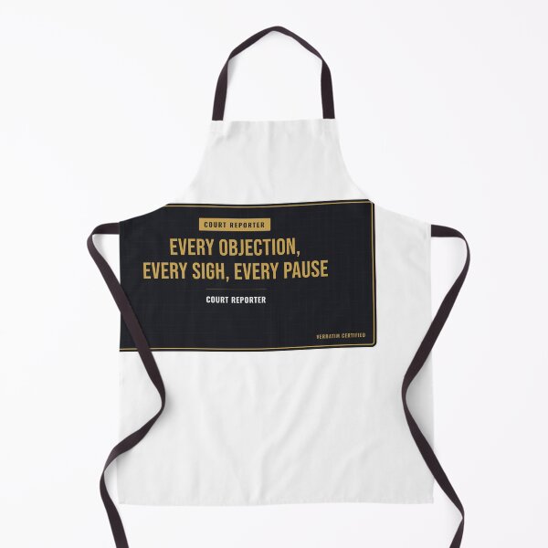 Item preview, Every Objection, Every Sigh, Every Pause Court Reporter designed and sold by SlowMadeShelf.