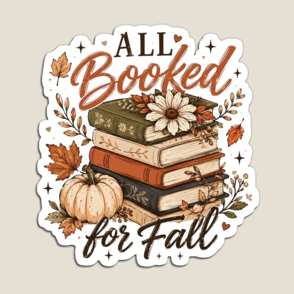 Item preview, All Booked for Fall designed and sold by DesignDenDo ⭐⭐⭐⭐⭐.