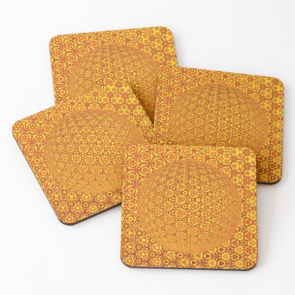 Item preview, Golden Botanical Mandala designed and sold by SilentBloomLab.
