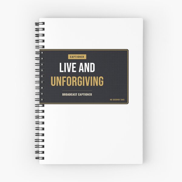 Item preview, Live And Unforgiving Court Reporter designed and sold by SlowMadeShelf.