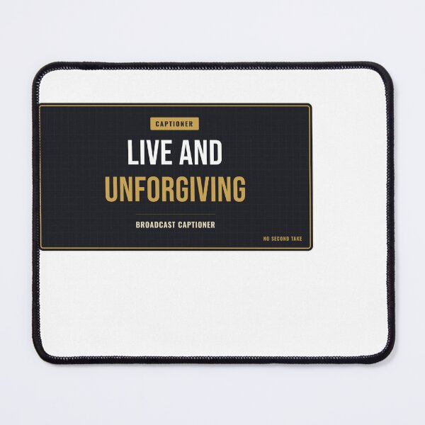 Item preview, Live And Unforgiving Court Reporter designed and sold by SlowMadeShelf.