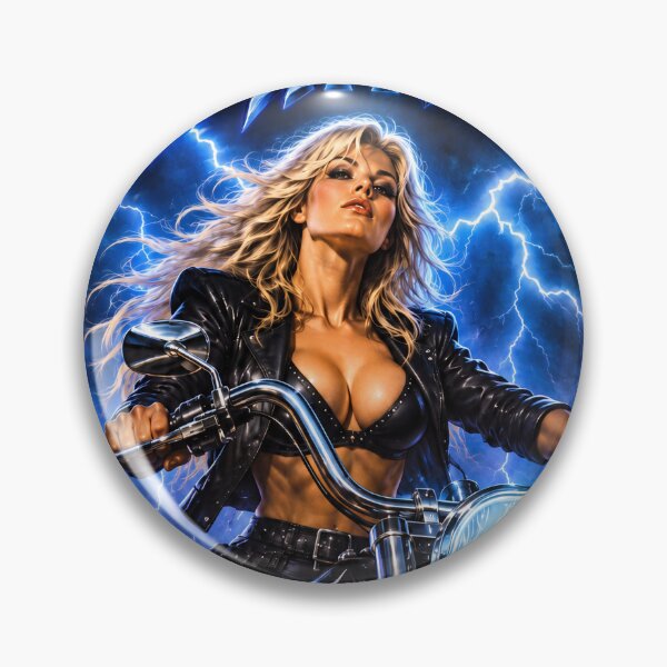 Item preview, Biker Poster Design: Ride The Lightning designed and sold by Moviebuff91.