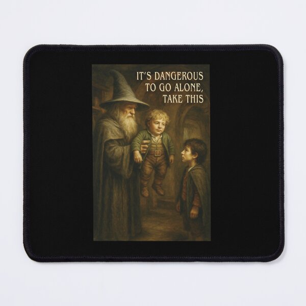 Item preview, Dangerous to Go Alone designed and sold by abby-thorns.